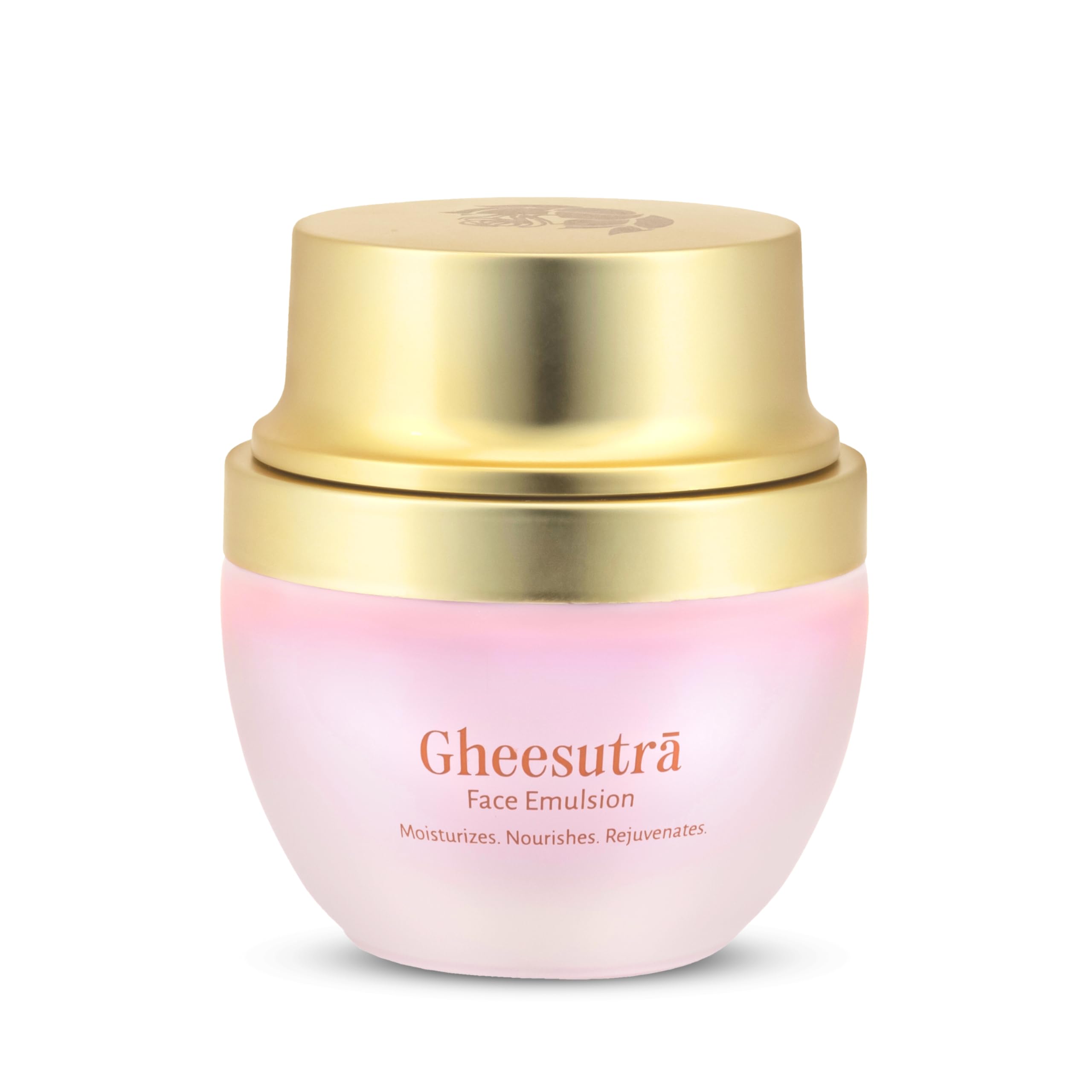 Sponsored Ad - Gheesutra Face Emulsion with 100X Washed A2 Ghee, Hibiscus, and Vitamin C – Daily Facial Moisturizer for Skin Firming, Toning, and Hydration – Ayurvedic Skin Care for All Skin Types