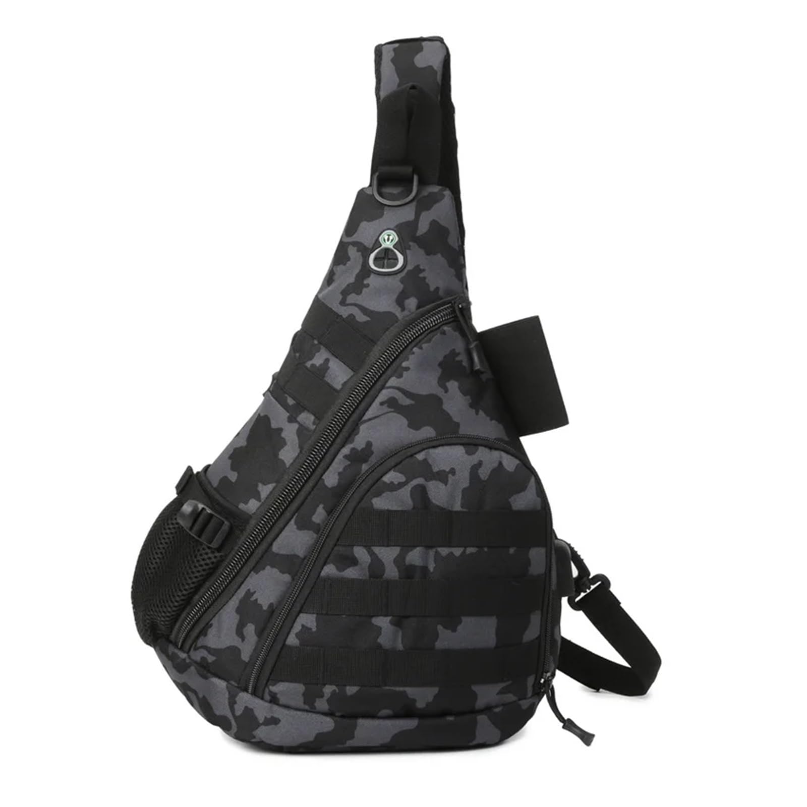 Borsa pettorale da arrampicata for pesca all'aperto mimetica(Black Scorpion)