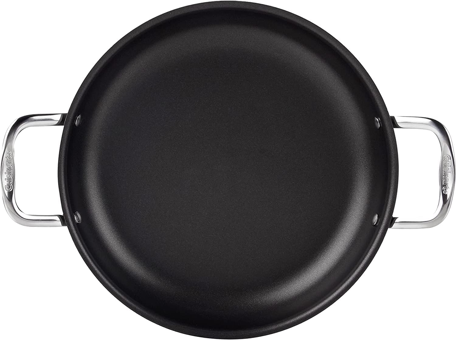 Cuisinart Contour Hard Anodized 12-Inch Everyday Pan with Cover,Black: Chefs Pans: Home & Kitchen