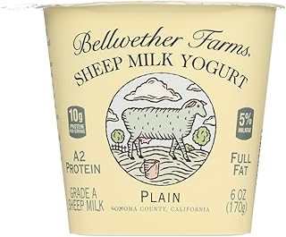 Expect More Bellwether Farms Sheep Milk Plain Yogurt 6 oz pack of 6