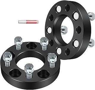 ECCPP 2PCS 5 Lug 1" Wheel Spacers 5x4.5 to 5x4.5 5x114.3 to 5x114.3 73mm fits for RSX NSX CL TSX TL RL for Rav4 Pickup with 12x1.5 Studs