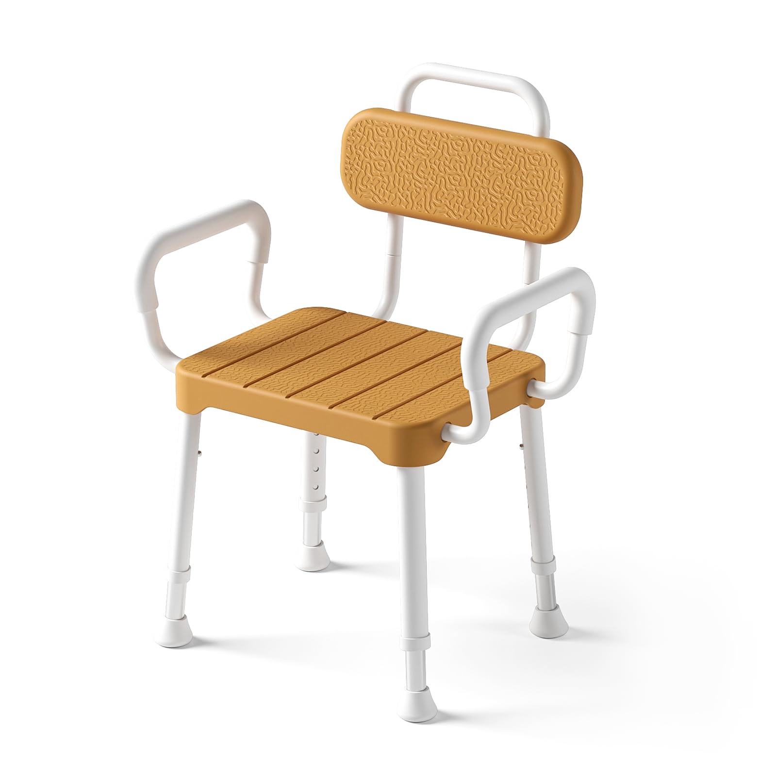 Loyoda Sedia da bagno/doccia in alluminio, leggera, sicura con portata di 150 kg e traspirante