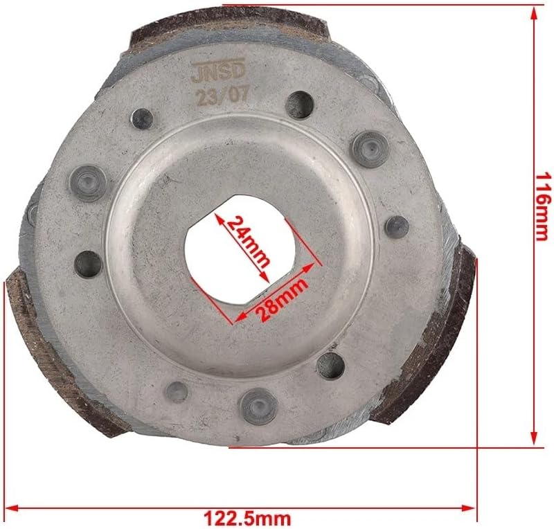 Motorcycle Clutch Shoe Fit For GY6 125 150 157QMJ 152QMI Engine Scooter Moped ATV Go Kart Quad