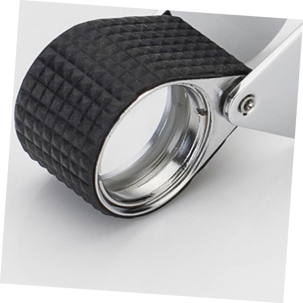 Portable Jewelry Magnifier Metal Case Led Illuminated Loupe for Gem Testing and Inspection Handheld Magnifying Glass for Coins Plants and Crafts Leather Metal