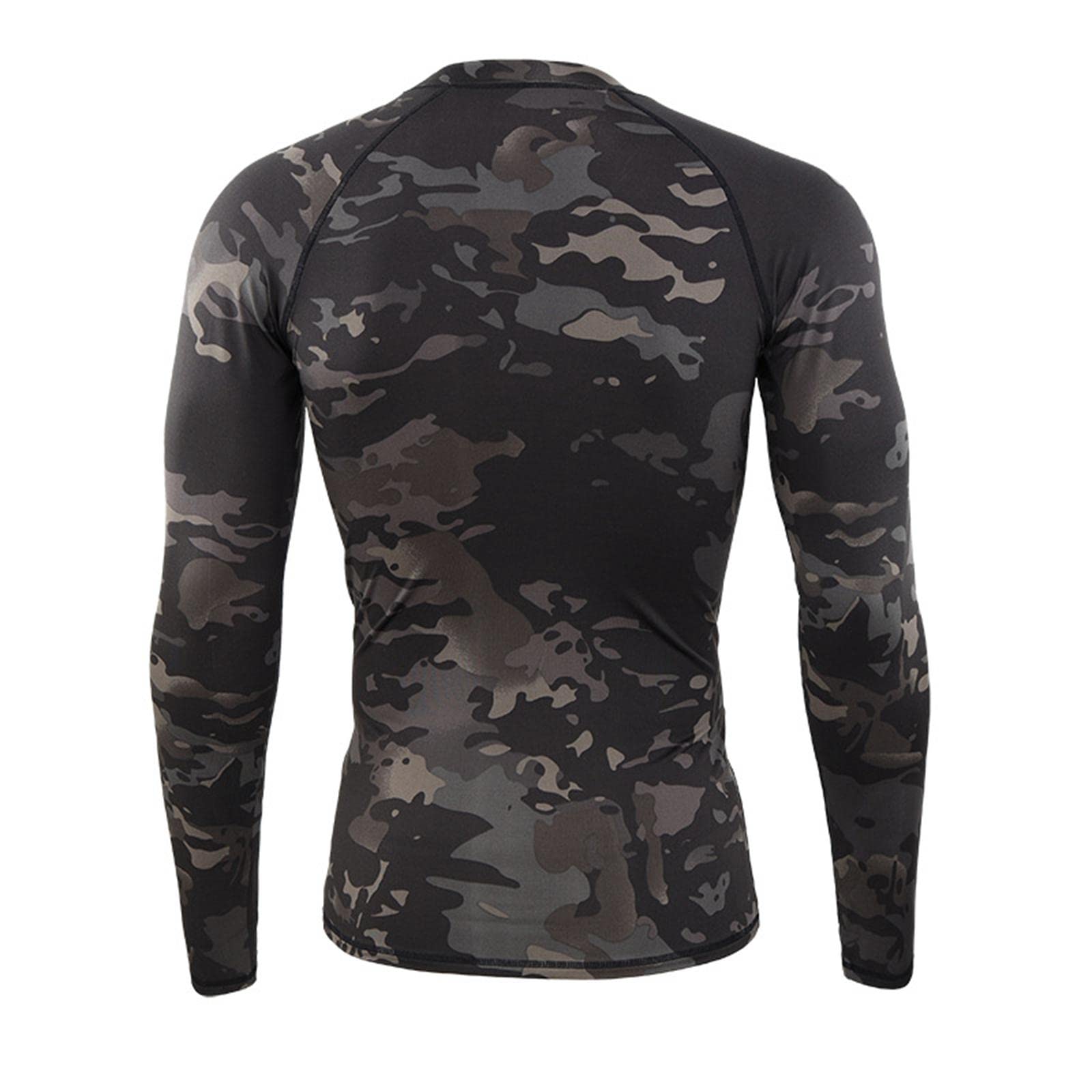 Thermal Underwear Set for Men Women, Long Johns Base Layer, Polyester Spandex, Slim Fit, Long Sleeve Top and Bottom, Size S-image-43