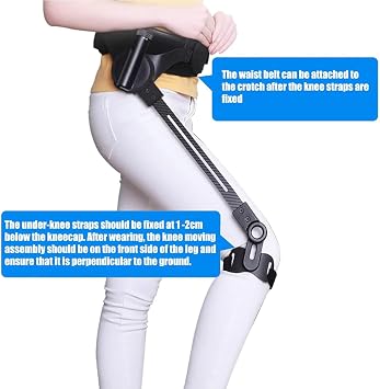 Bionic Body Power Walking Aid,Leg Lift and Climbing Support,Exoskeleton for Walking,Bionic Exoskeleton Legs,No Power Source for Senior,Limited Mobility,Stroke,Hemiplegia BothLegs-M