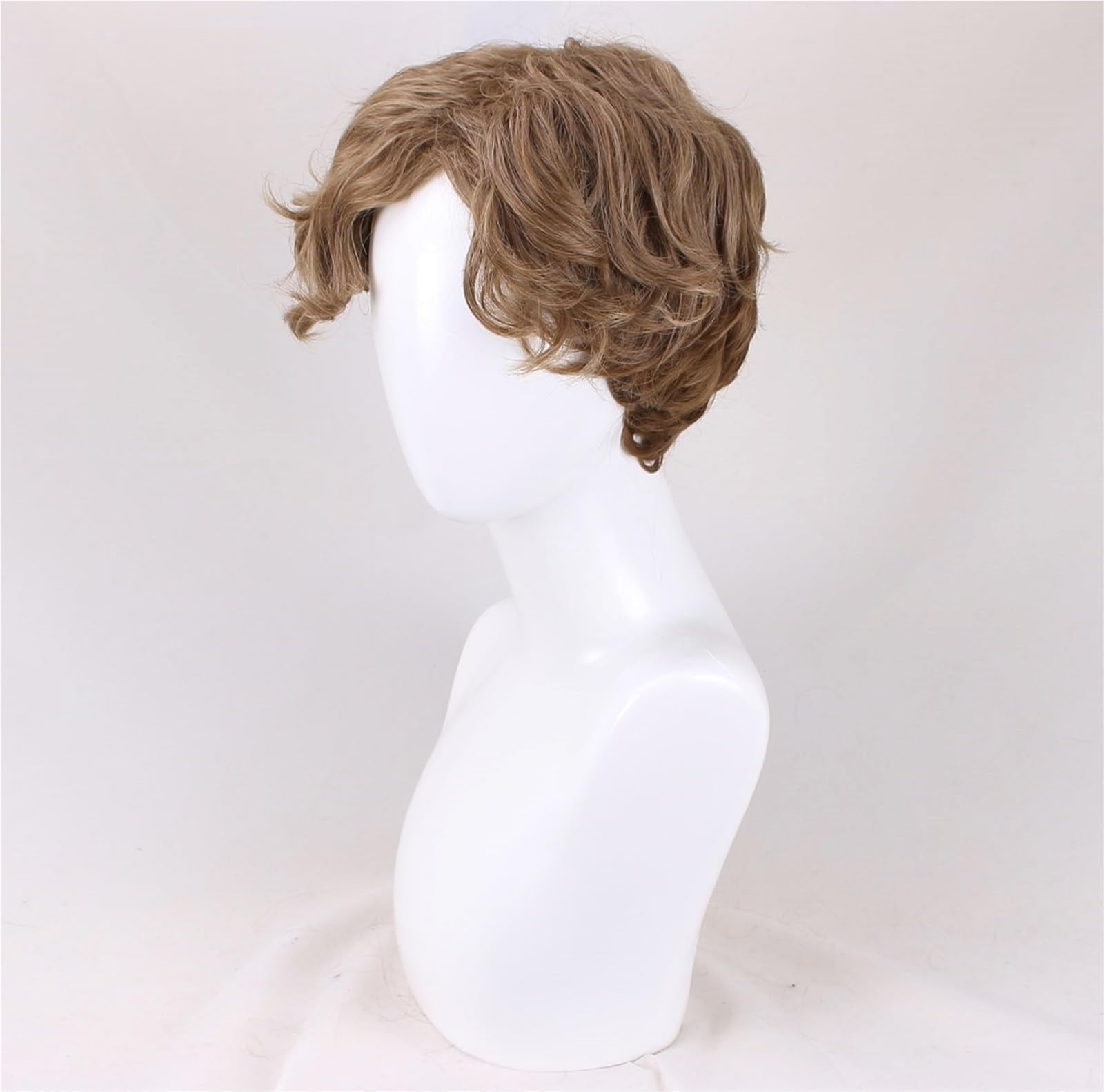 Haaraufsätze Peluca rizada corta desordenada retro for hombre