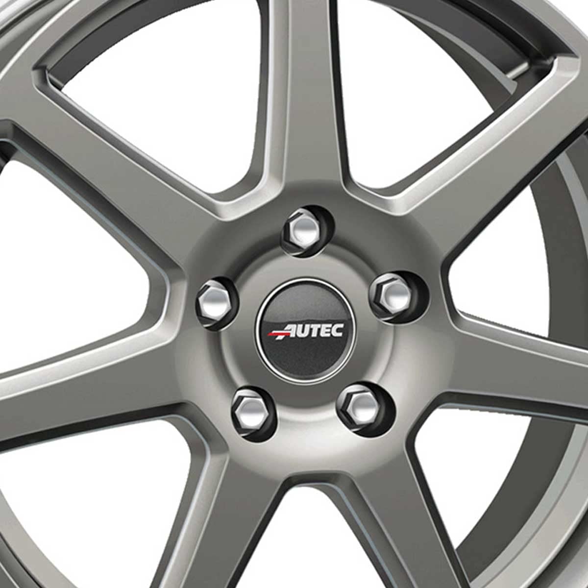 4x Llantas AUTEC TALLIN 6.5x16 ET38 5x112 Titansilber