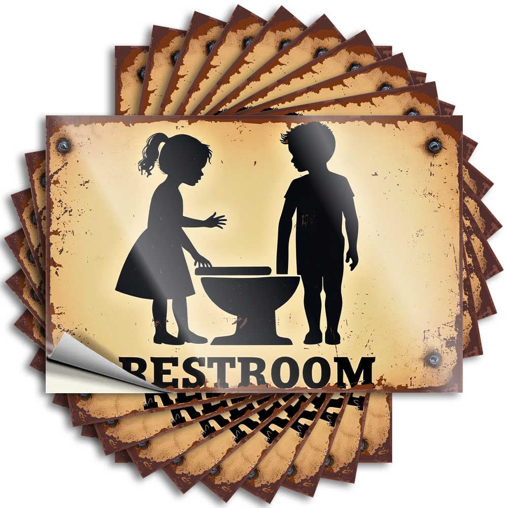 Stitch Hard Bumper | Children's Restroom Sign Silhouette Affirmation Durable Vinyl Sticker Easy Apply for Adults(6X9CM)