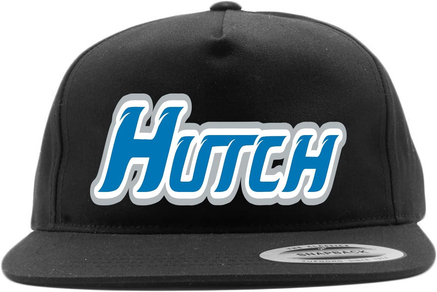 Snapback Black Detroit Aiden Hutchinson Logo Hat