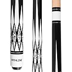 Pathline Pool Cue Stick - 58 inch Canadian Maple Billiard Pool Stick (White 20oz)