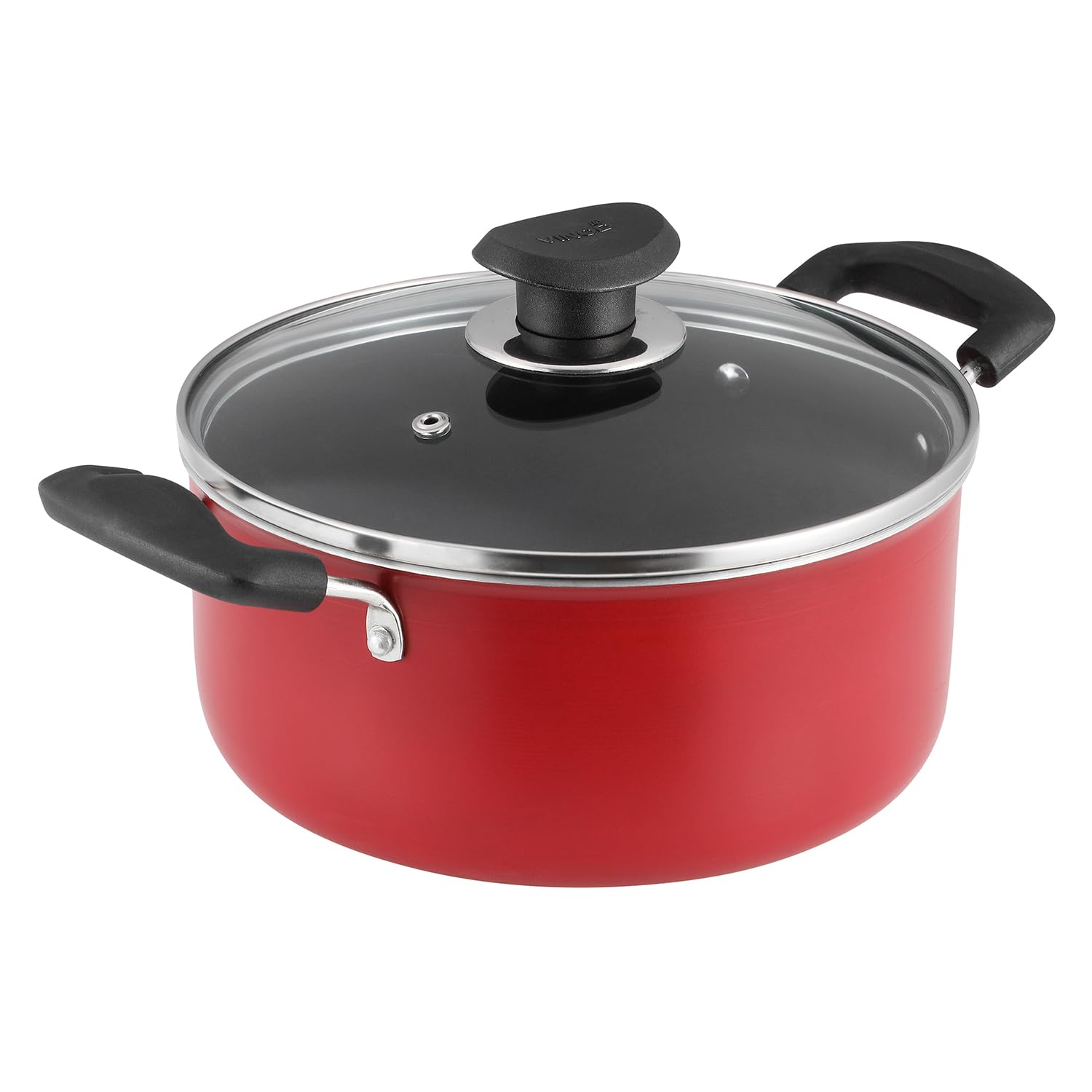 Vinod Zest Non Stick Casserole with Lid (Induction Friendly)