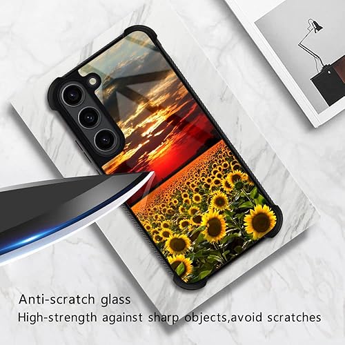 Miniatura 12 de Funda para Samsung Galaxy S23 Plus, protección de grado militar, esquinas a prueba de golpes, funda antiarañazos para Samsung Galaxy S23 Plus, flor