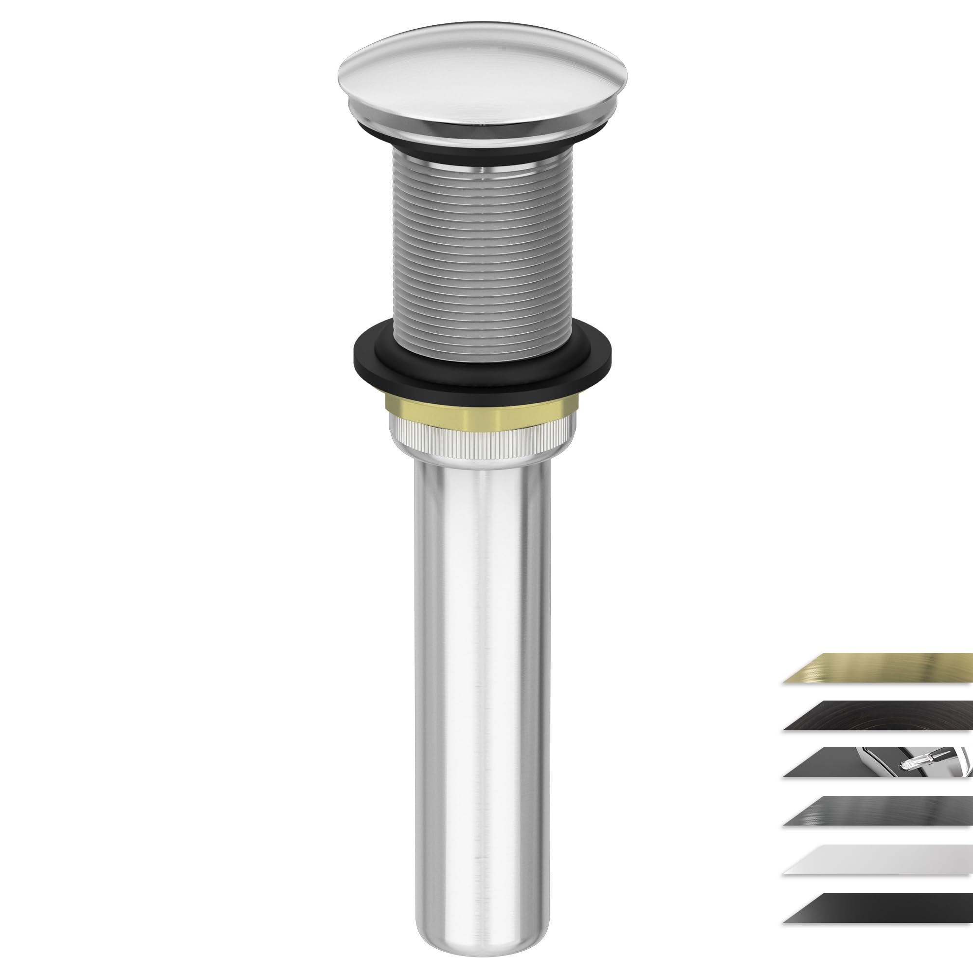 nirinsyuです＊ Georkios All Metal Brushed Nickel Pop Up Drain Without