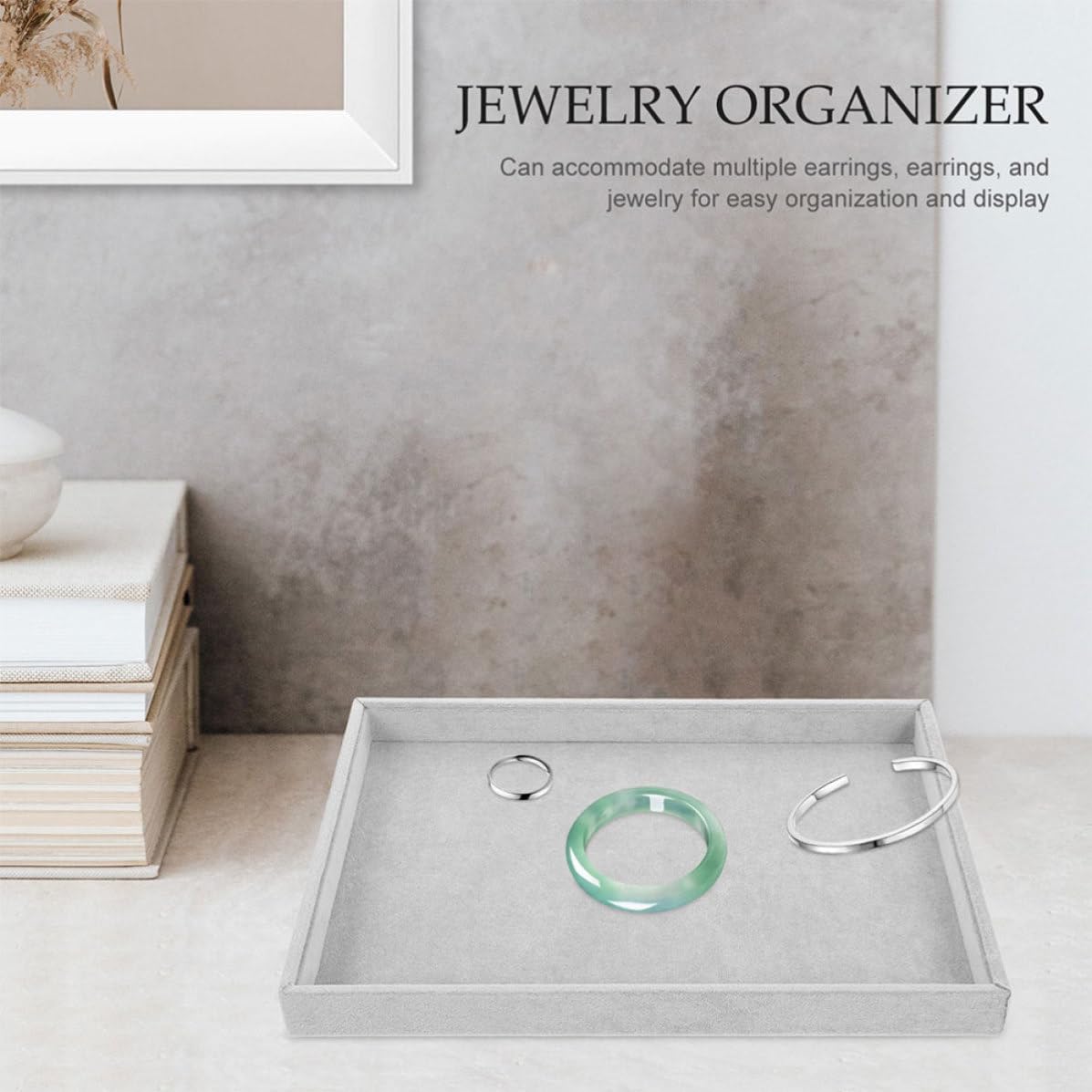 Lint Jewelry Holder Tray for Earrings Necklaces Bracelets Display Organizer image 3