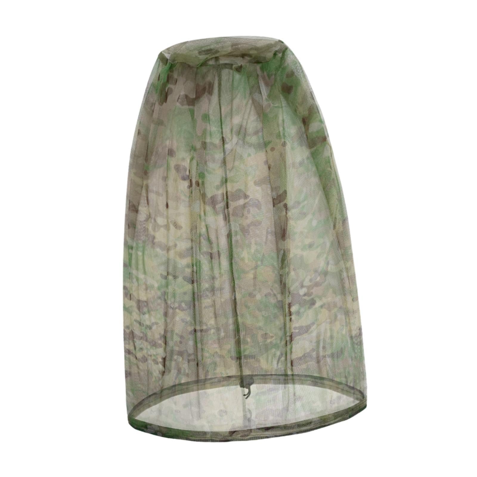 HEAVENGLOW Mosquito Head Net Mosquito Face Shield for Fishing Outdoor Activities Travel Camo-Sporting Goods-Outdoor Sports-Camping & Hiking-Emergency Gear-Insect Nets & Repellents-image-49