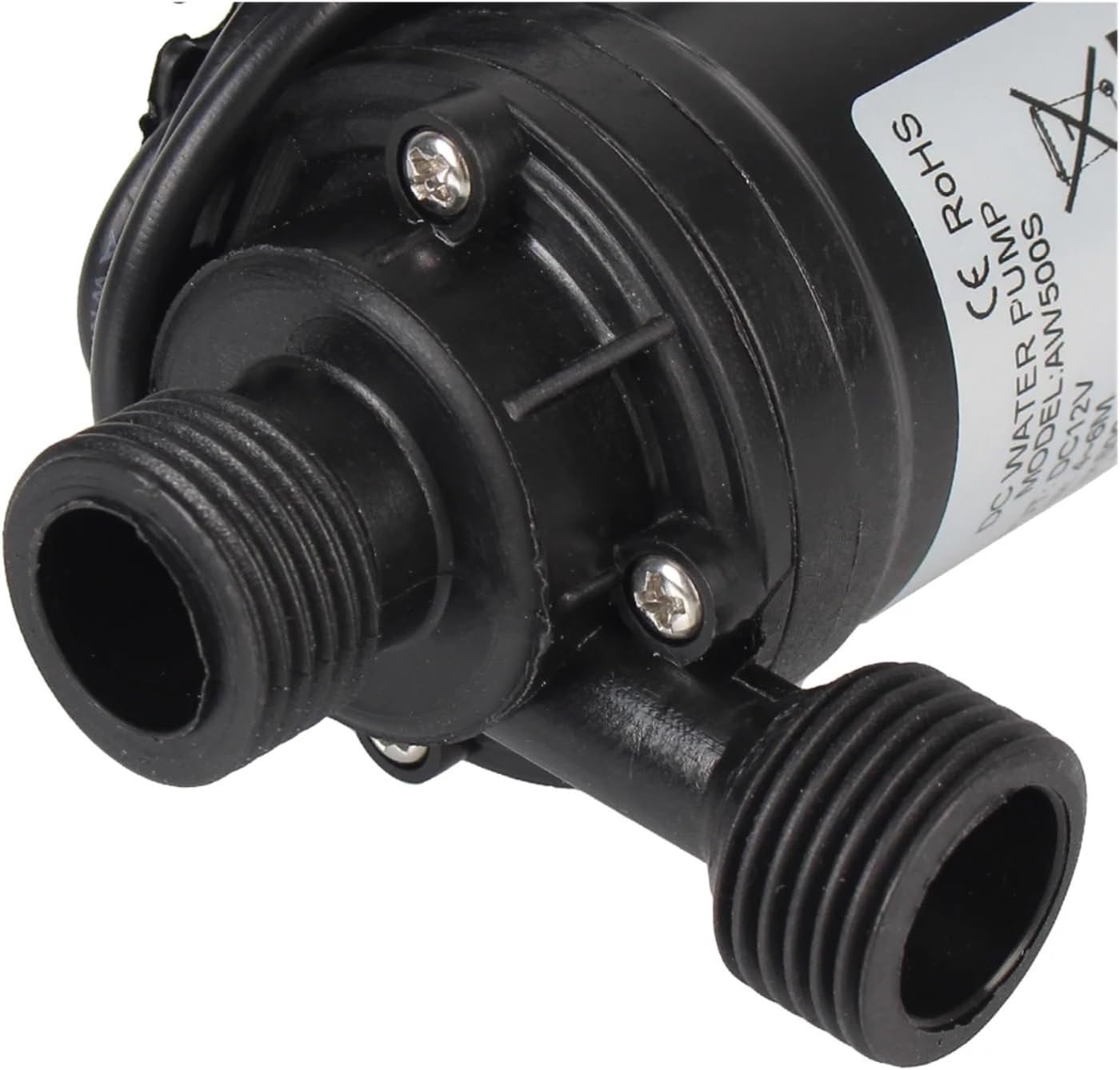 Portable brushless motor submersible water pump, ultra-quiet, DC 12V, 24V, 800L/H, for cooling system, fountain heater(12V DC Connector)