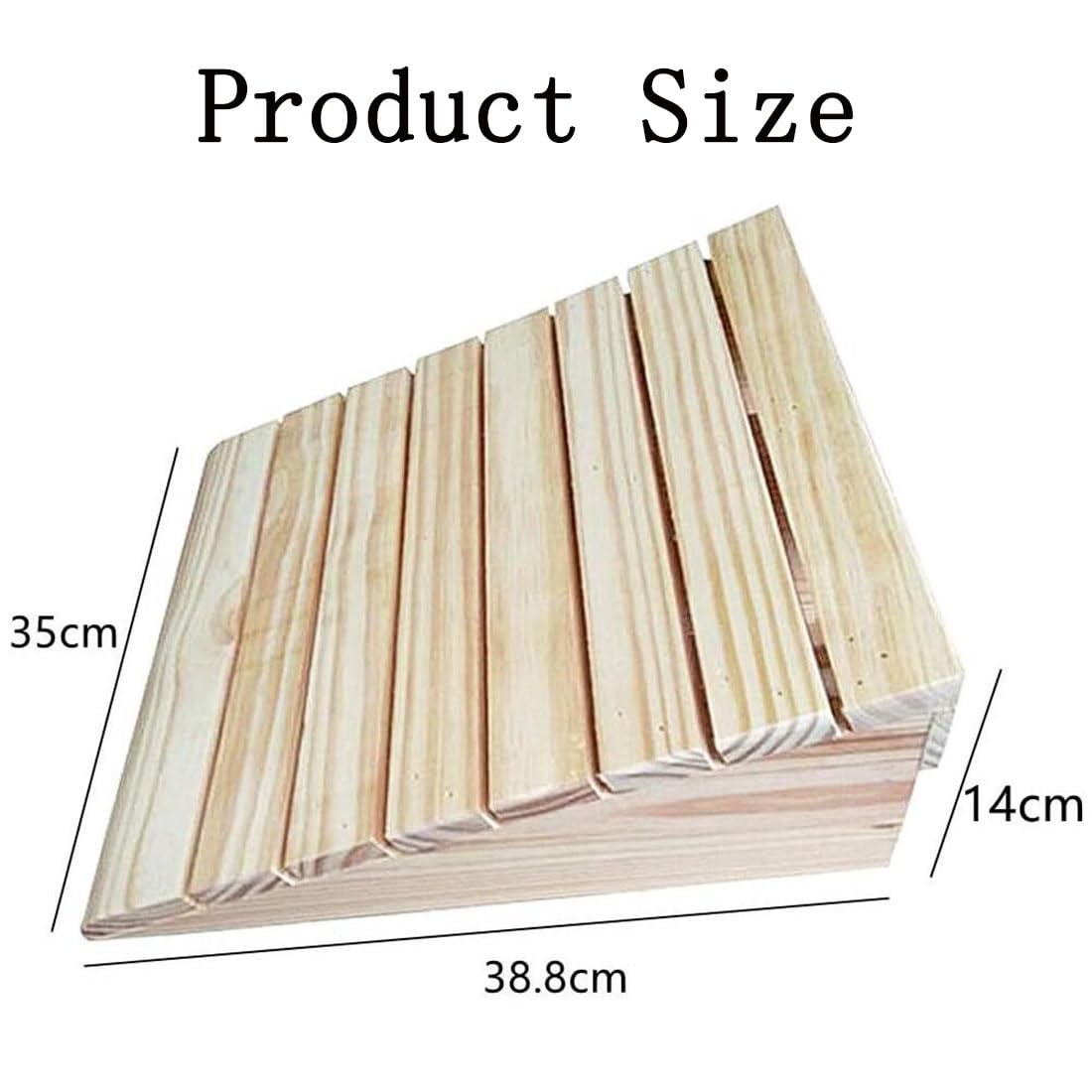 Rampas para Sillas De Ruedas para Escalones,Portátil Rampas De Acera De Entrada,Profesional Rampa De Bicicleta,Molduras De Madera Listones,Capacidad 270KG,38.8 * 30 * 14CM