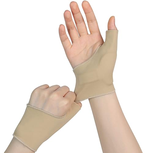 WooTshu Soporte para el pulgar, férula para el pulgar CMC para aliviar el dolor, artritis, tendinitis, esguinces, distensiones, túnel carpiano e