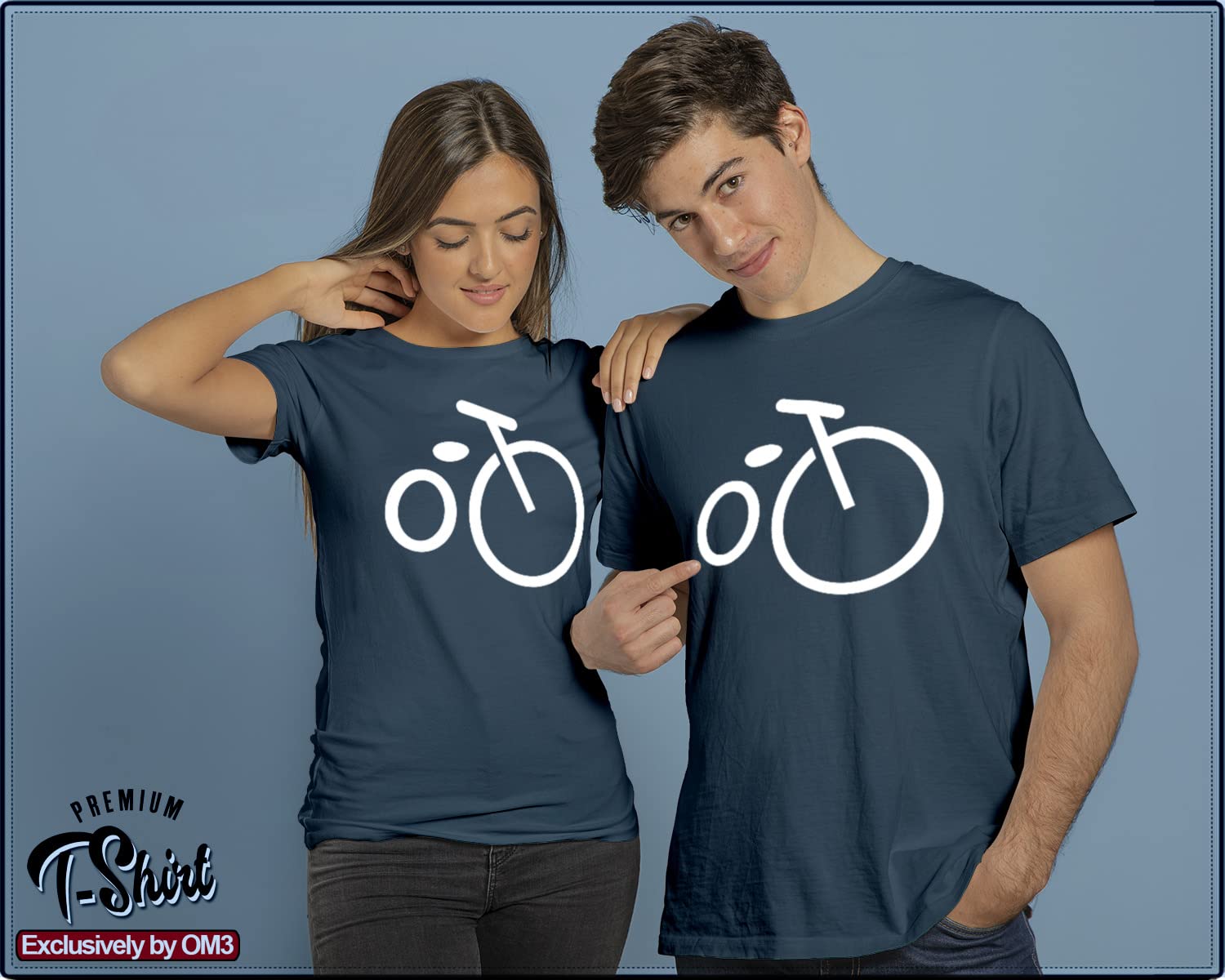 OM3® Minimalistyczna koszulka rowerowa - męska - rower rower kolarstwo kolarze - S - 5XL