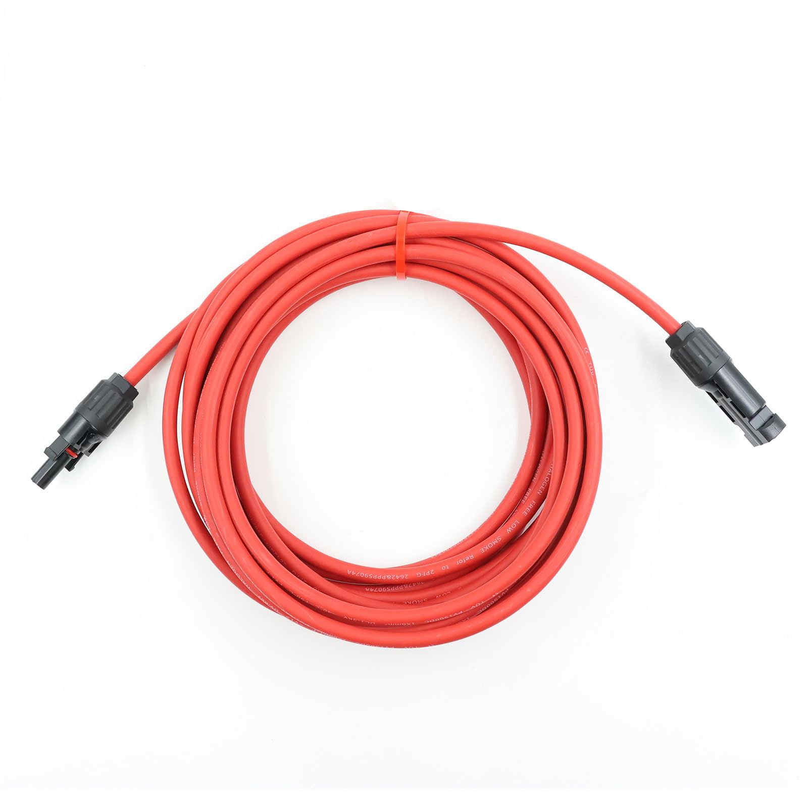 Rallonge de panneau solaire 6 mm² Rouge et noir 6 mm²