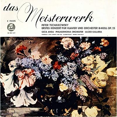 Pyotr Ilyich Tchaikovsky - G&eacute;za Anda - Philharmonia Orchestra - Alceo Galliera - Erstes Konzert F&uuml;r Klavier Und Orchester B-moll Op. 23 - Columbia - C 70 375, Columbia - 70 375, Columbia - 33 WC 519