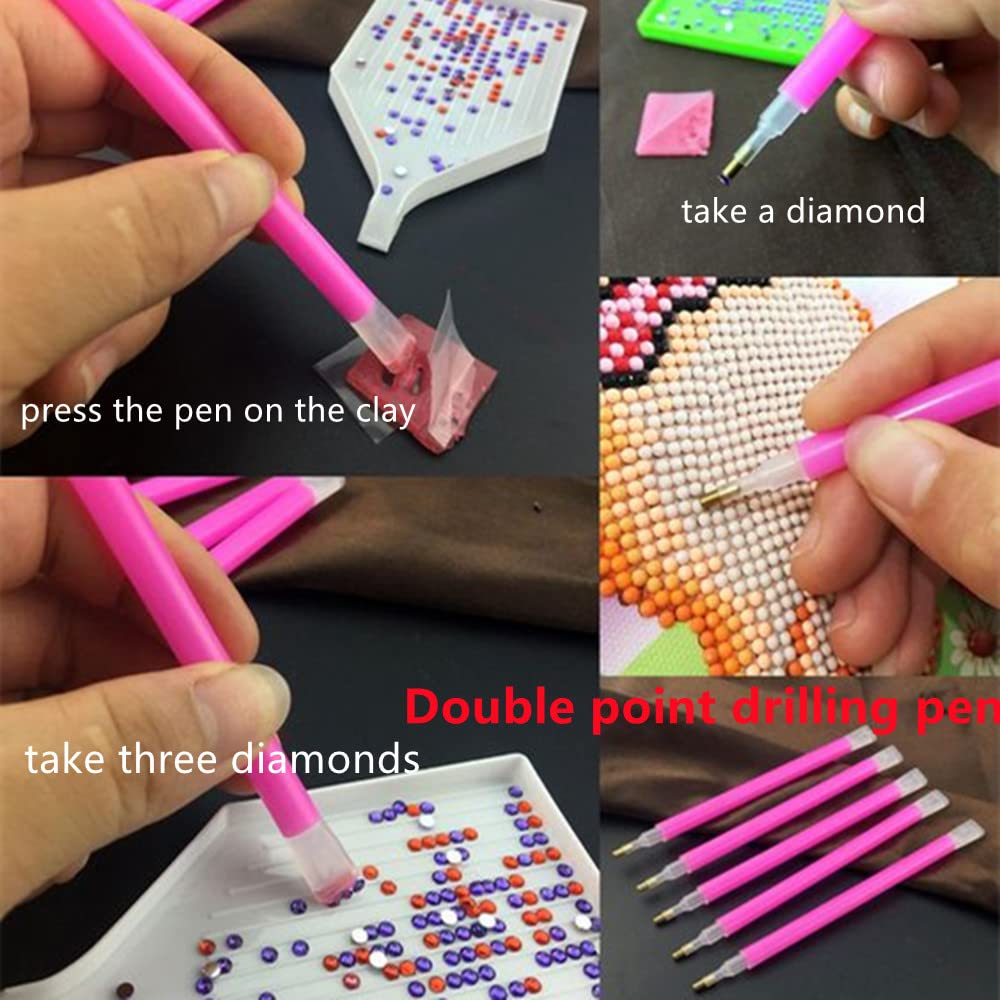 Mini stylo diamant rouge à lèvre | Diamond Painting Club