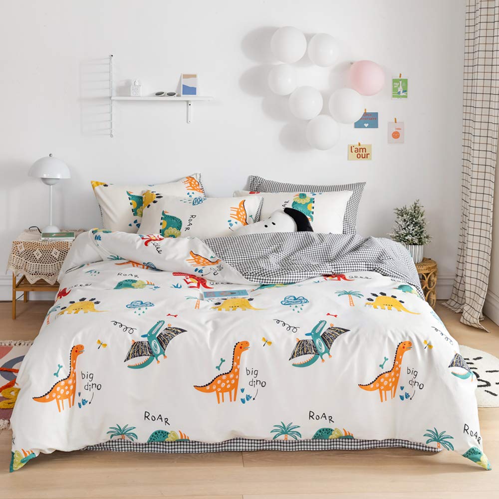 AOJIM Big Dino Cartoon Dinosaur Duvet 