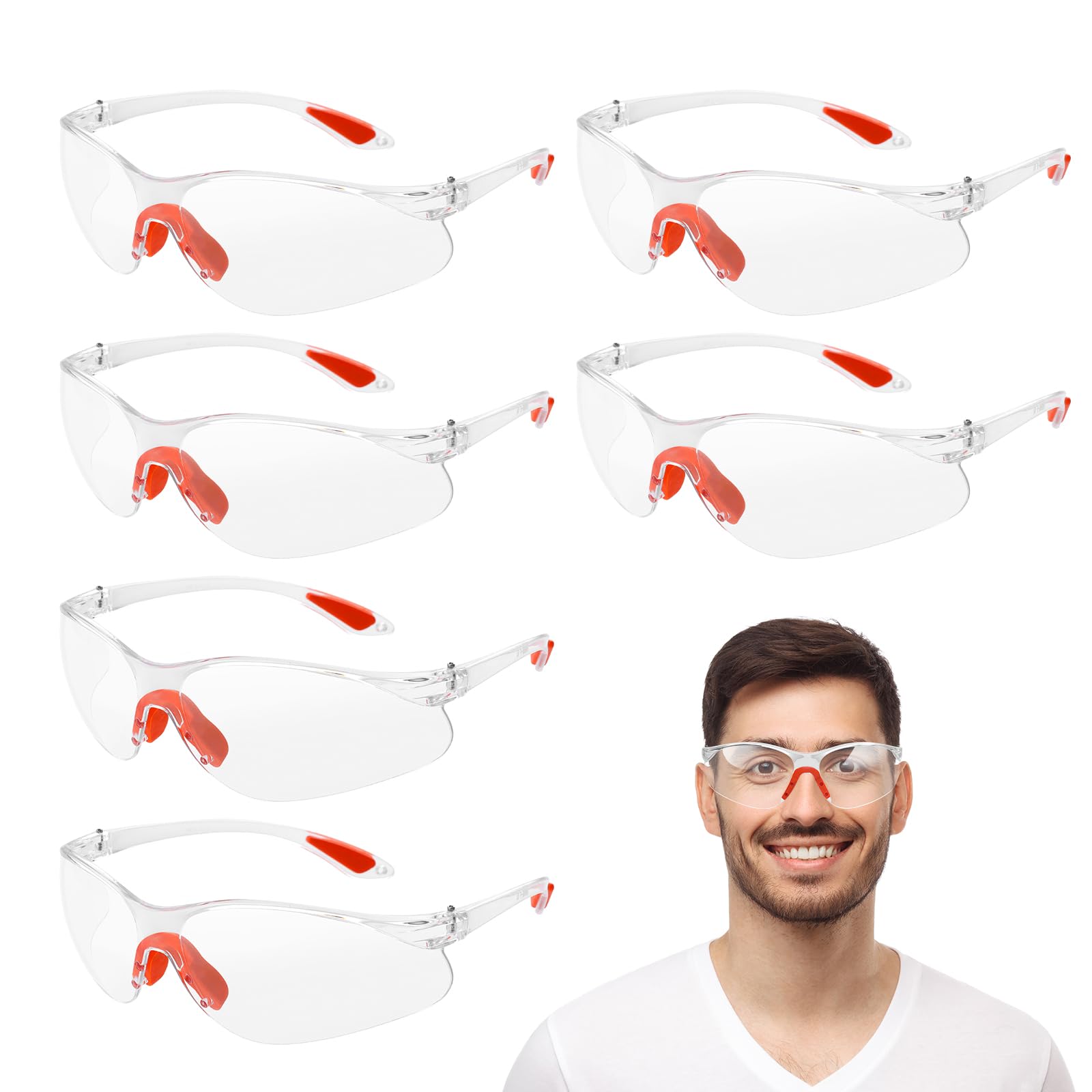 Lunettes De Protection Transparentes 3M Monture En Polycarbonate Verres Antireflets Selon En 166 34926175