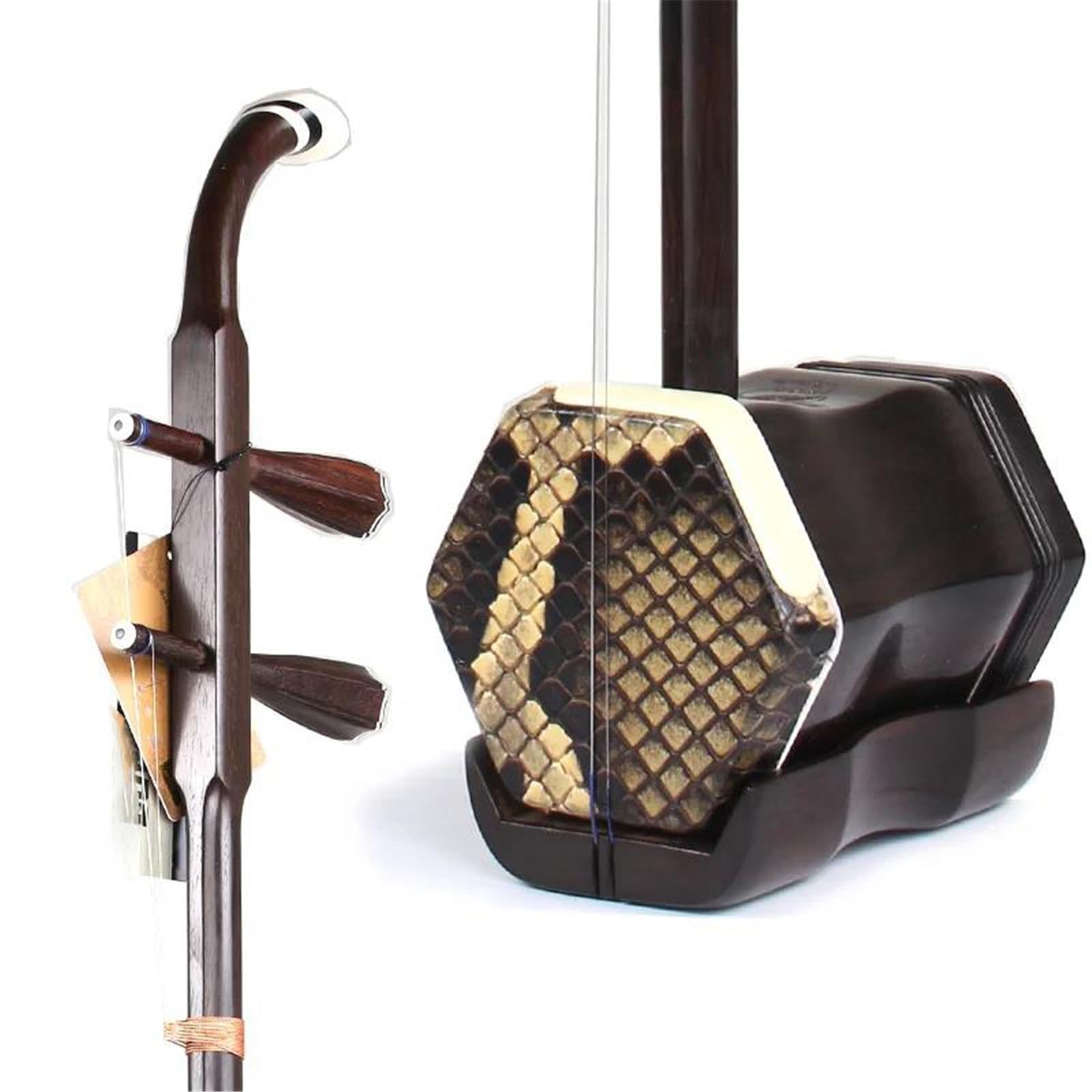 Erhu Musikinstrument Professionelles Professionelle Chinesische Erhu-Geige Aus Rotem Holz Zweisaitige Geige Einstufungsprüfungssammlung Volksmusik