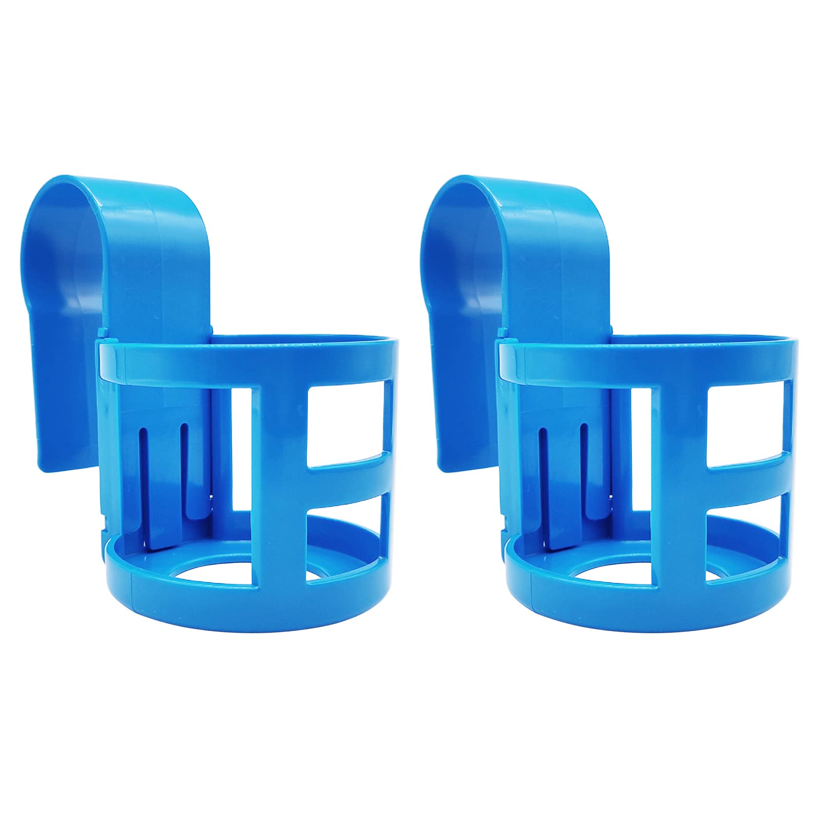 2 Pcs Poolside Cup Holder Sturdy Pool Drink,Portable Pool Cup Holder for Drinks,Swim Pool Cup Holders Set,Lazy Spa Accessories Drinks Holder for Hot Tub,Above Ground Pool Cup Holder,Swimming Pool Side