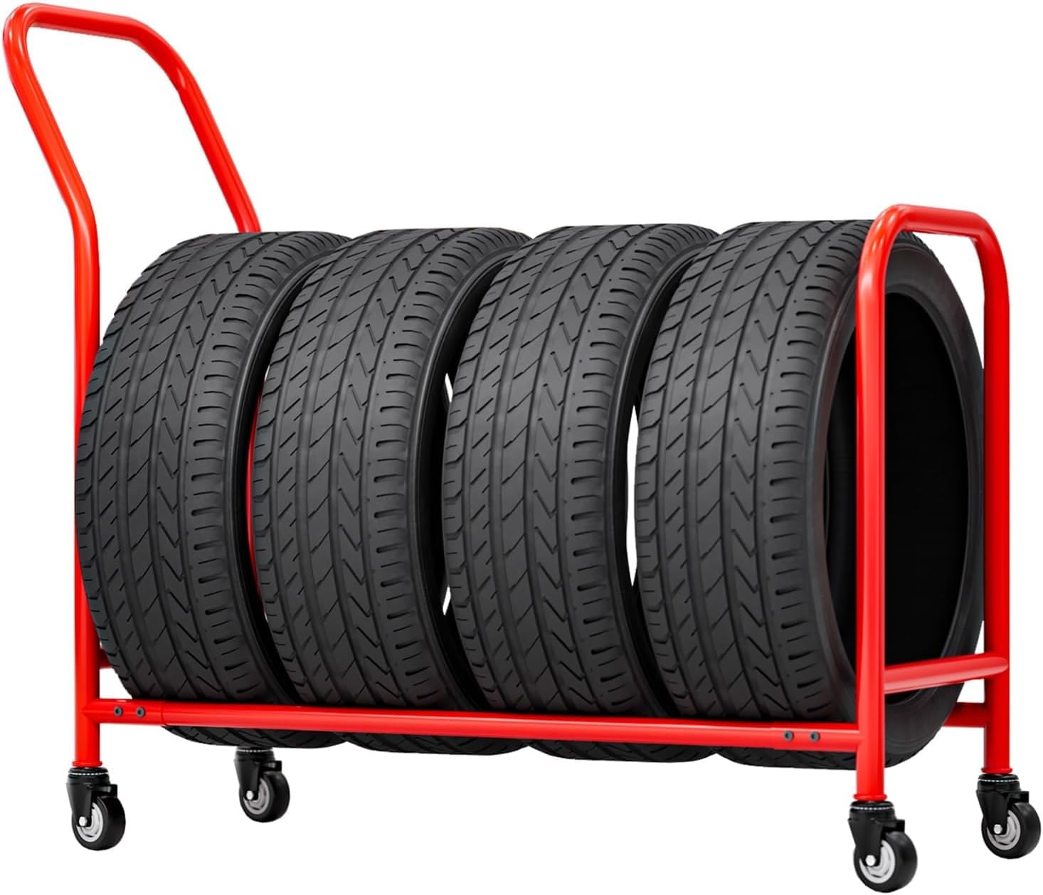 Étagère à pneus pour éviter l'encombrement au sol du garage