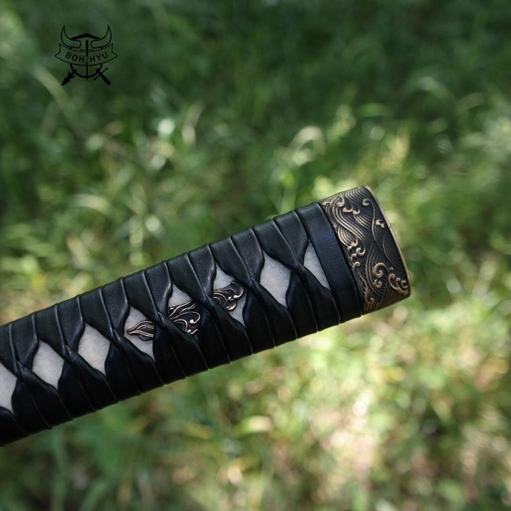 Sword Handle Tsuka 10.2in Or Special Specifications Alloy/Copper/Iron Fittings and Imitation or Real Samegawa