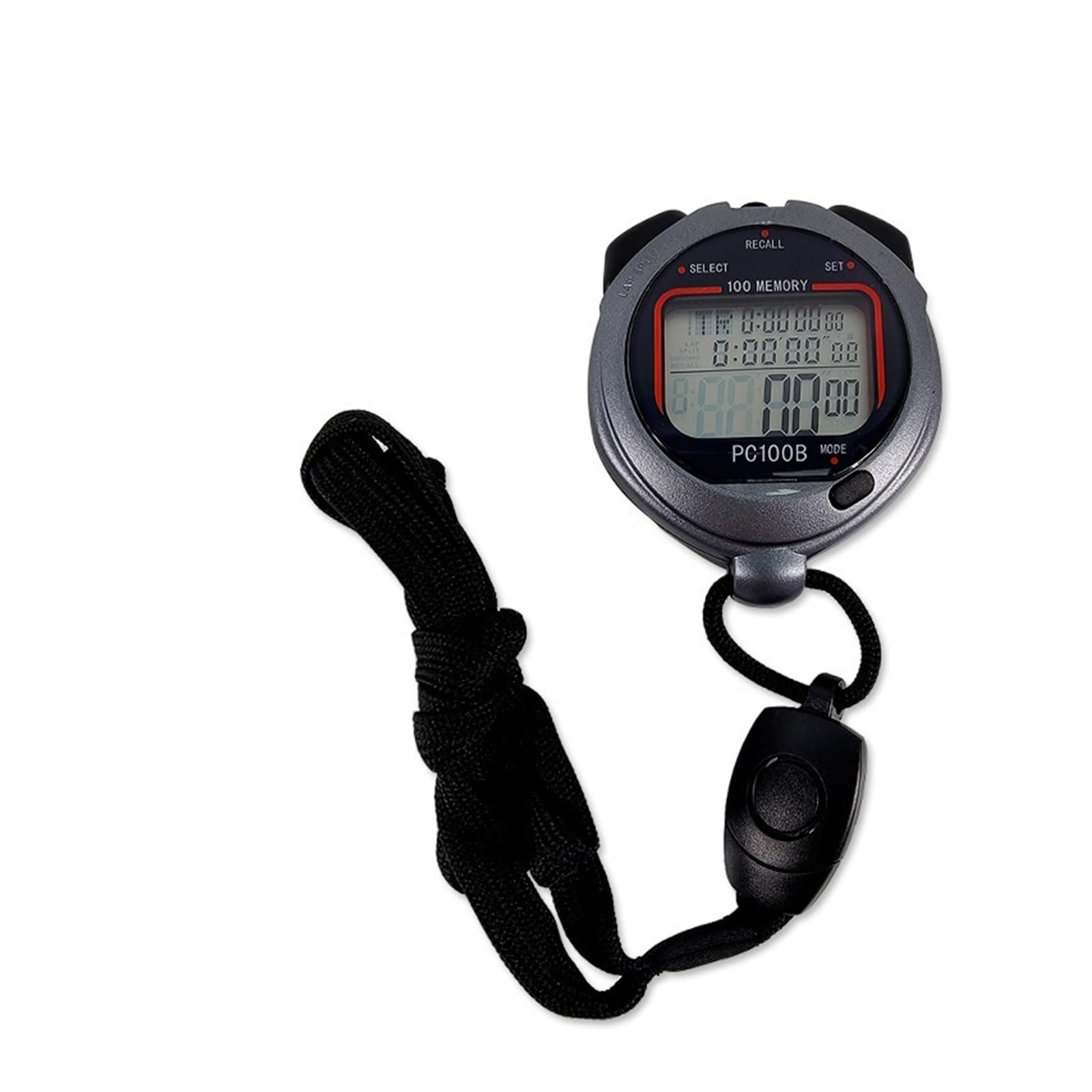 Cronómetros, PC100B Cronómetro deportivo for entrenamiento atlético con temporizador de carrera 3 filas y 100 canales
