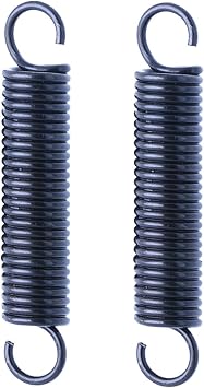 Tension Pullback 1PCS, Wire Diameter 2mm, Outer Diameter 12mm, Length 40-100mm, Steel Spring Dual Hook Expansion Tension Spring Hook Expansion Size 2x12x50mm
