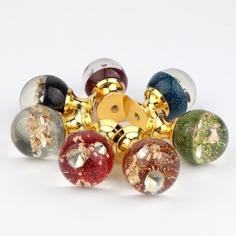 1Pc Resin Furniture Handles Creativity The Underwater World Handle Drawer Knobs Wine Cabinet Pulls Home Hardware - (Color: A1, Size: 25x35mm)
