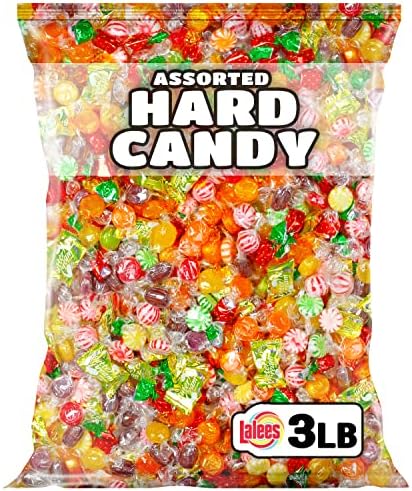 Hard Candy Mix - 3 LB Bulk Variety Candy Bag - Easter Egg Filler Candy Assortment - Hard Candies Sampler - Individually Wrapped Hard Candy - Mint, Starlight, Toffee, Butterscotch, Strawberry and More