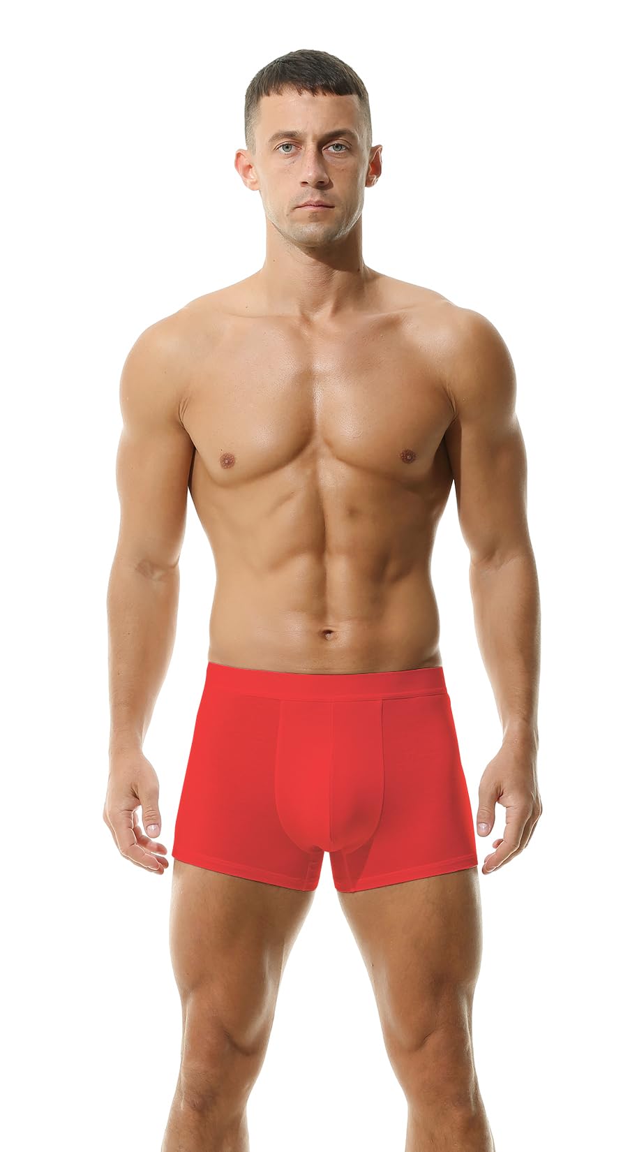 Hoerev Lot de 4 sous-vêtements en Fibre Super Douce et Confortable pour Hommes