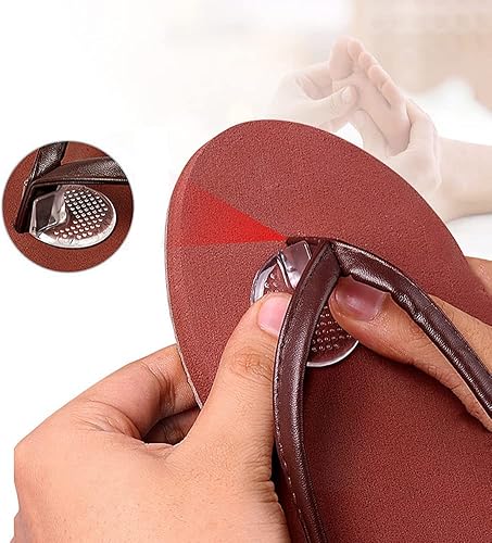 Miniatura 6 de 5 pares de protectores de silicona para chanclas, sandalias transparentes, protectores de gel para los dedos de los pies, cojines protectores de
