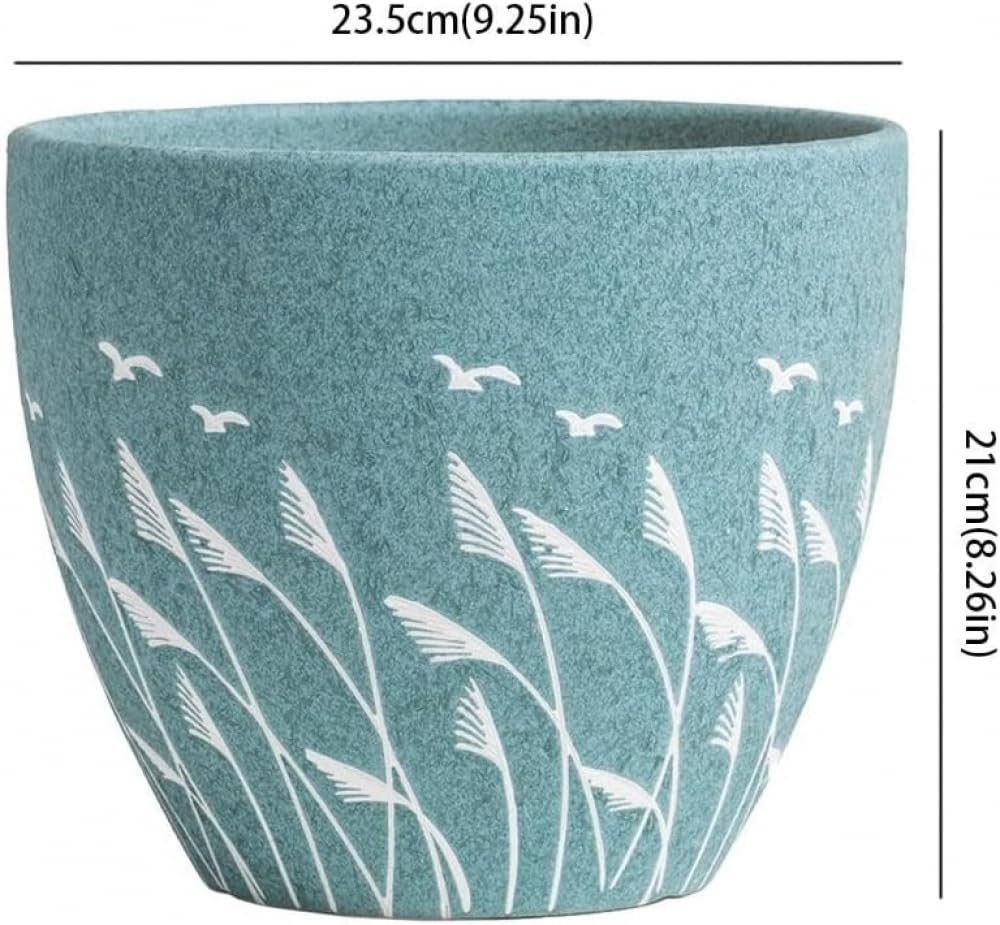 Doniczka Doniczka Ceramiczna Duża Nordycka Prosta Kreatywna Dom Salon Dom Zielona Roślina Doniczka Wazon Doniczki -A||Duża,