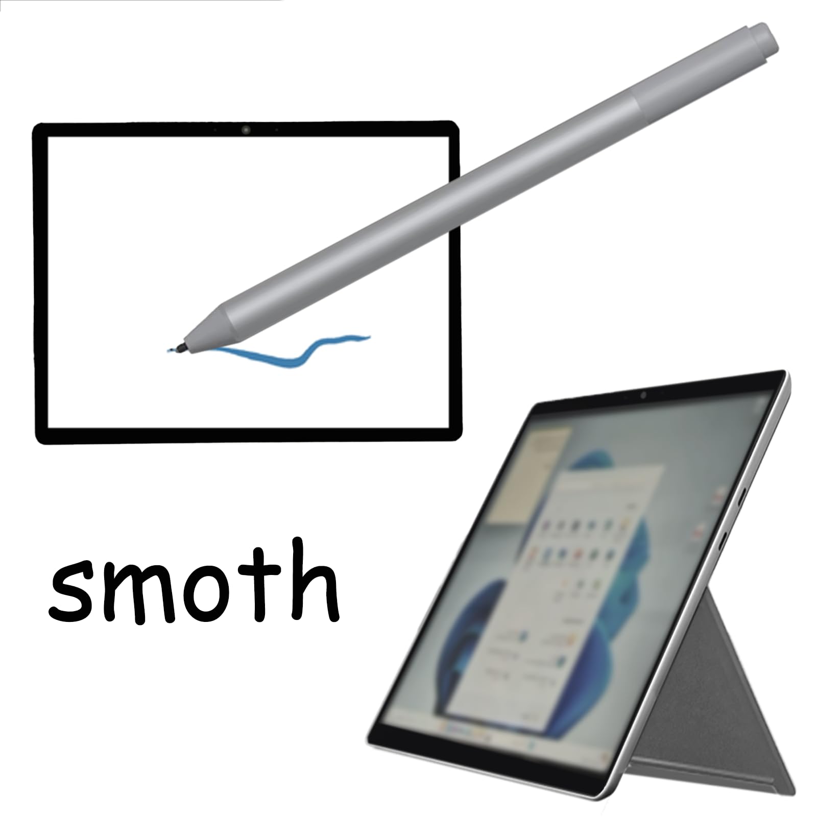 Microsoft Surface Pen シルバー 1776 Amazon.com: Surface Pen 1776 for Microsoft Surface Pen 1776 (EYU