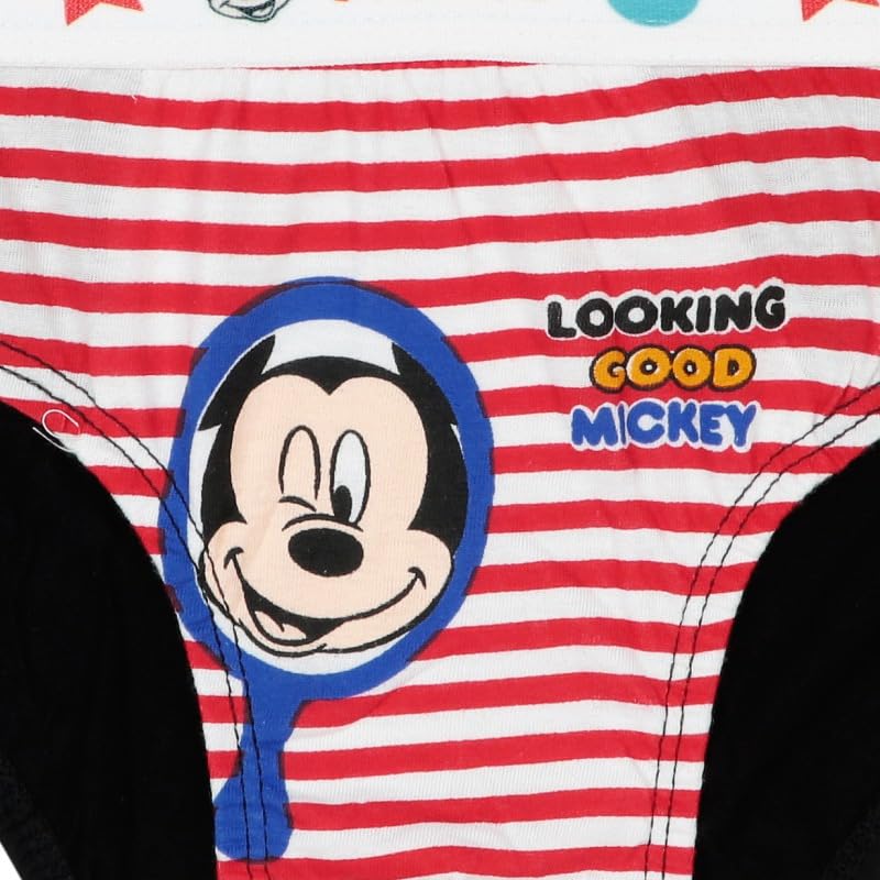Image of Bodycare Mickey & Friends Boys Brief Solid Print ASSORT Pack of 4
