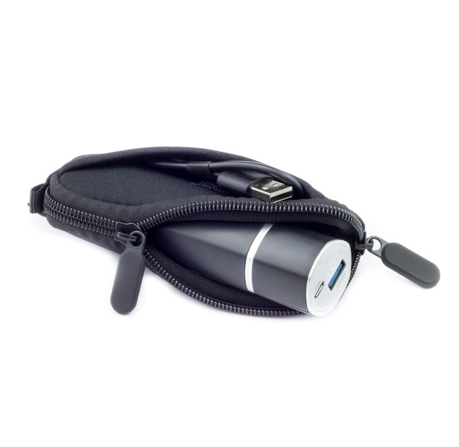 Digicharge Etui do Poweradd Slim2, Anker PowerCore 5000, Anker PowerCore+ mini 3350 mAh, Bonai 5800 mAh, smukła przenośna ładowarka do powerbanku – maks. 11 x 3,5 x 3,5 cm