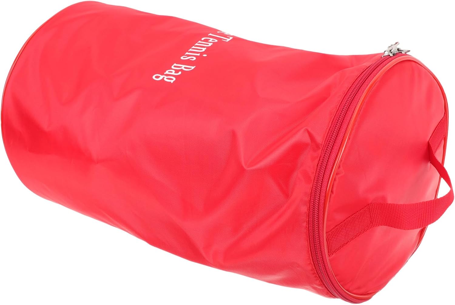 Pingpong Ball Holder Portable Red Oxford Cloth Storage for Schools Xmas