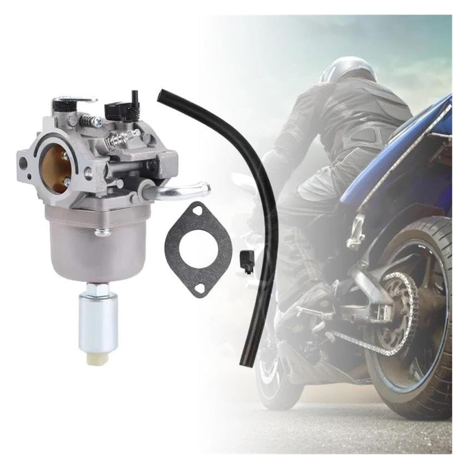 Carburador Repuesto para B&Riggs para S&tratton 14.5-21HP 796109 591731 594593 Carburador De Motor Carburador con Junta De Línea De Combustible Juego De Filtros De Aire