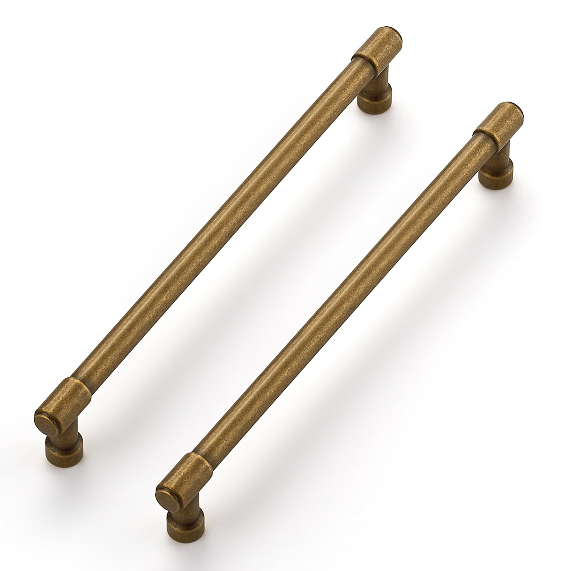 Ravinte Antique Brass Kitchen Pulls Cabinet Handles 8 Inch 10 Pack