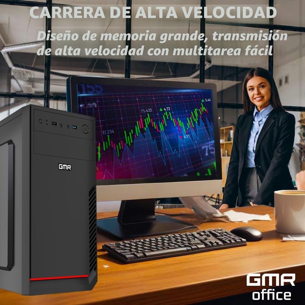 Intel i7 - Computadora Multimedia Business Office con 3 años de garantía | 32 GB RAM | 1000 GB SSD | USB 3.0 | Windows 11 Prof. 64-bit | WiFi 600 y Bluetooth 5
