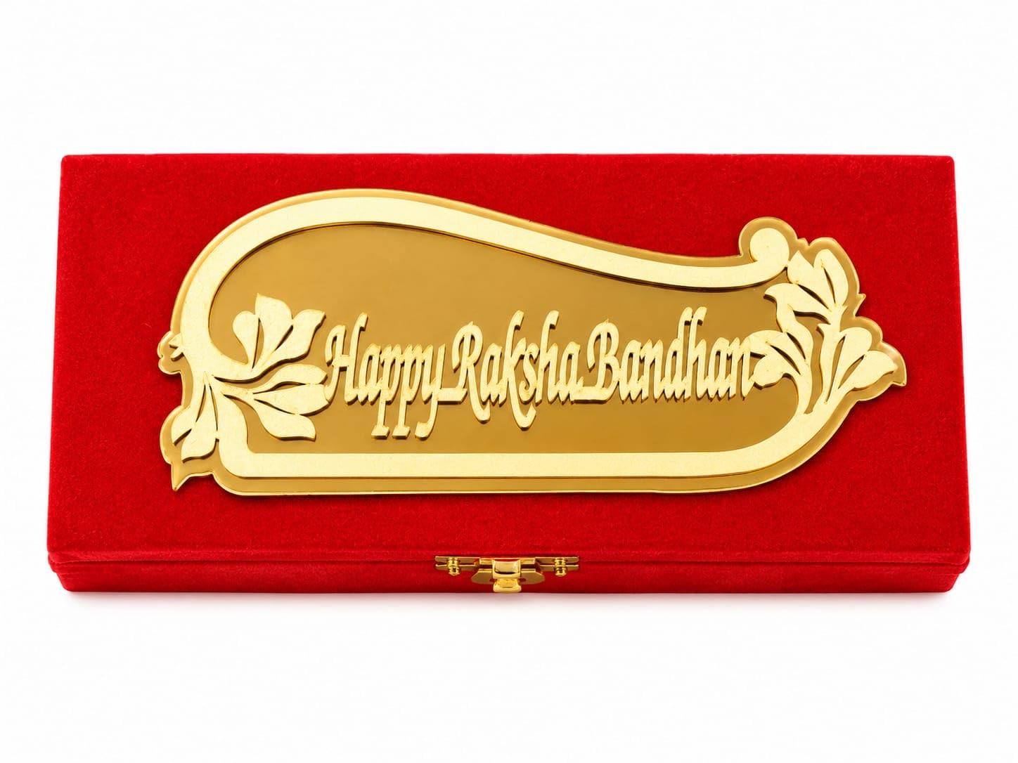 Luxury Happy Rakhi Designer Gift Box | Premium MDF Cash & Jewellery Box with Velvet Finish | Elegant Money Gift Presentation Box for Brother | Raksha Bandhan Cash Gift Box-image-9