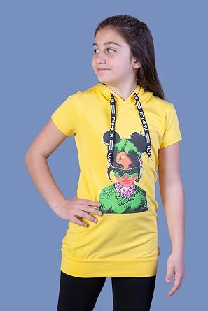 K z  ocuk Billie Eilish Bask l  Kap onlu Ti rt Sar  8 YA