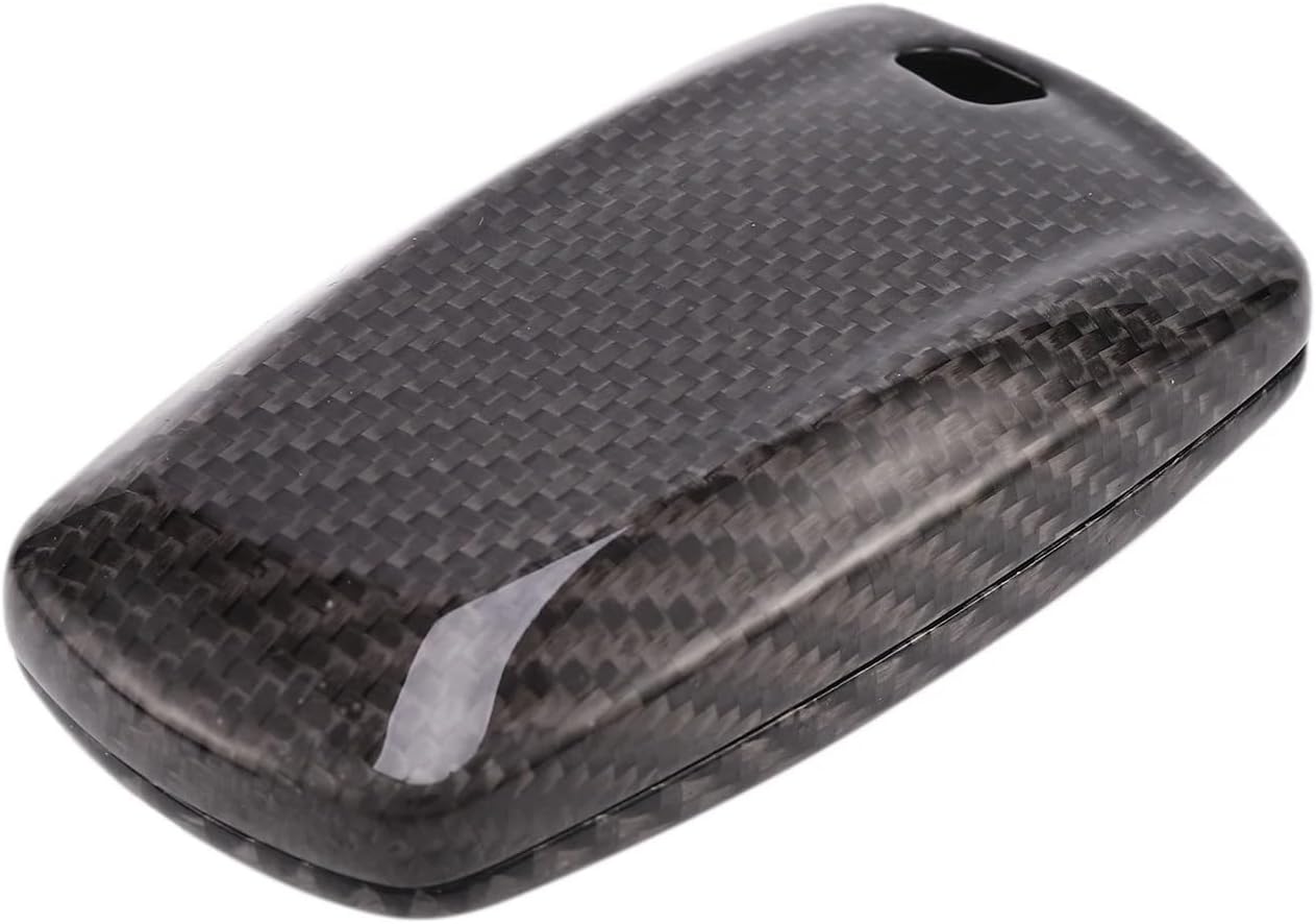 Precision Real Carbon Fiber Case Cover Compatible with BMW 1 3 4 5 6 7 Series F30 F32 F22 F10 F80 F82 Key Fob